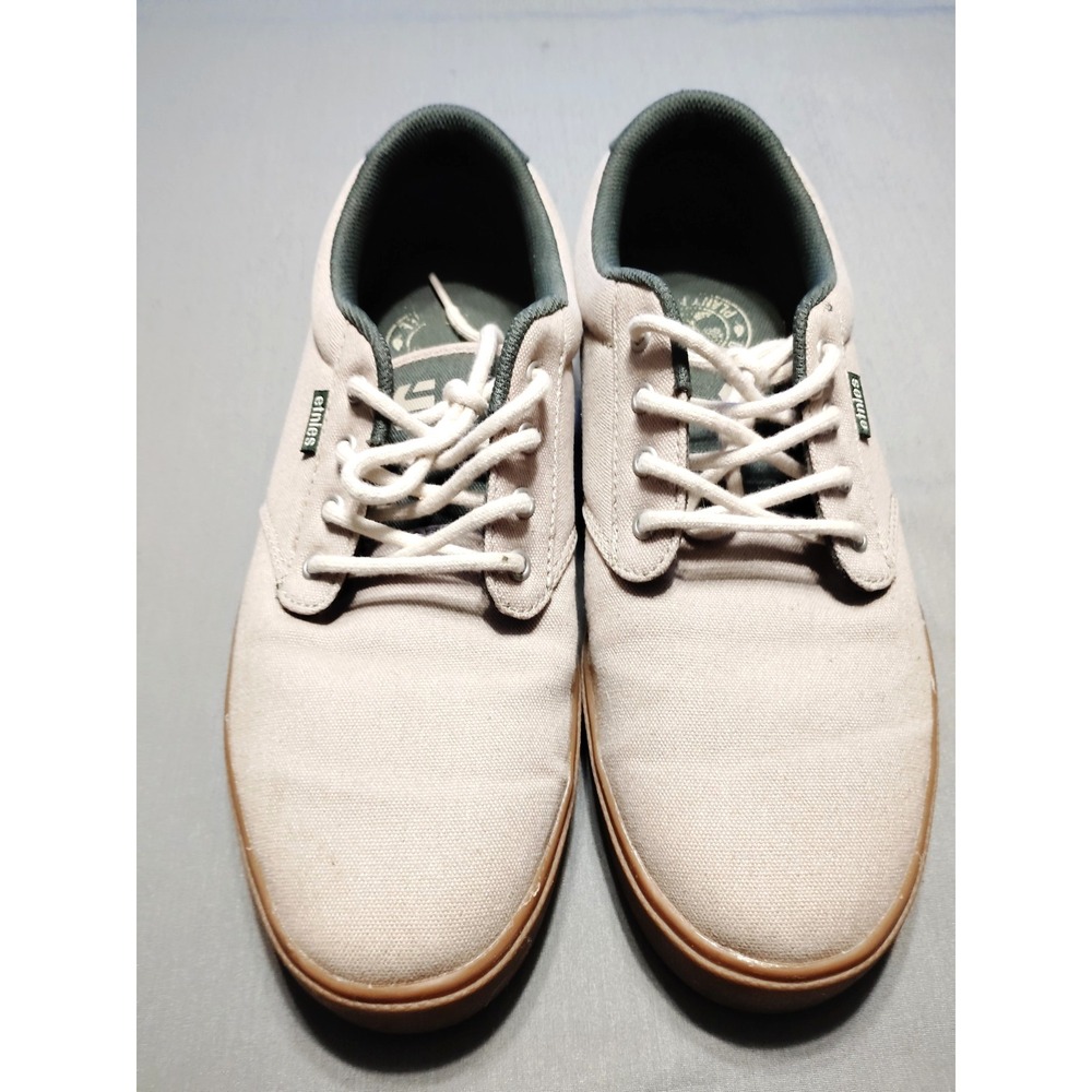 Etnies Men 10.5 Jameson Vulc Tan Gum BMX Skate Shoes Skateboard Low‎ Top Lace Up